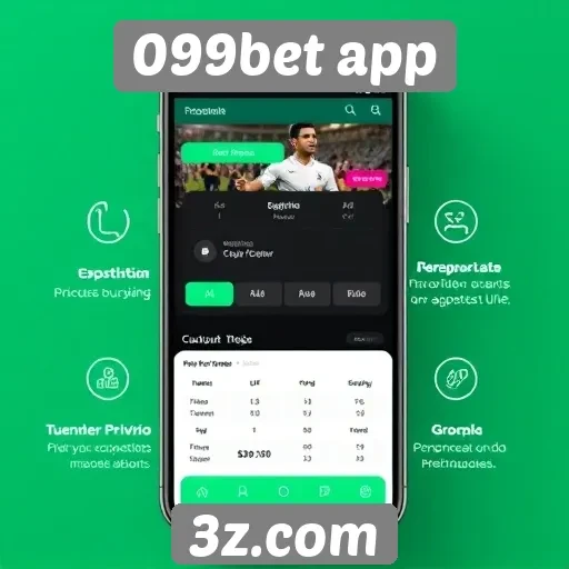 Características principais do 099bet app